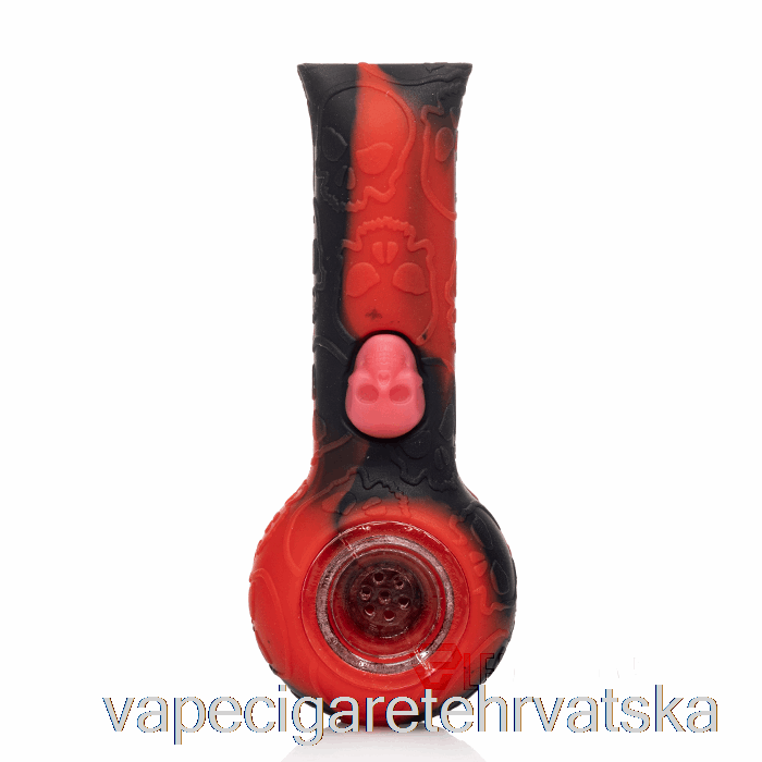 Vape Hrvatska Stratus Silikonska Lubanja Ručna Cijev Grimizna (crna / Crvena)